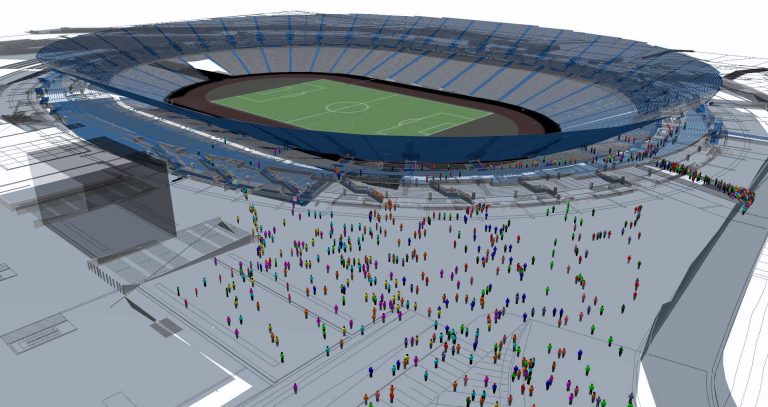 Stadium Capacity and Crowd Simulation with CAST - ARC